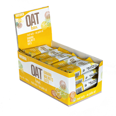 WEIDER Oat Bar Snack Cereales Caja 20 Unidades x 60grs