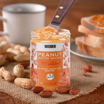 WEIDER Peanut Butter Smooth Crema de Cacahuete 1kg 2
