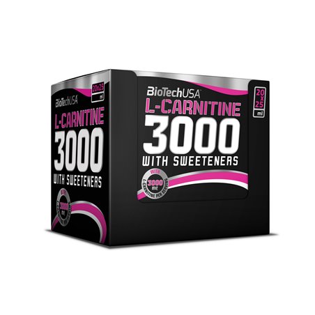 L-CARNITINA 3000 CAJA 20 UNIDADES 25MG