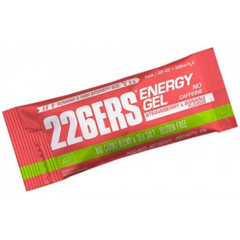 226ERS ENERGY GEL BIO 25gr FRESA/PLATANO SIN CAFEINA STICK