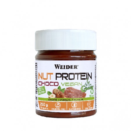 Weider NutProtein Crunchy Vegan Chocolate 250grs